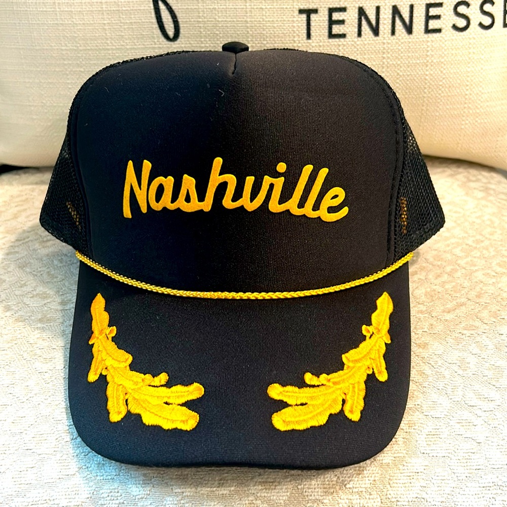Nashville nautical trucker hat